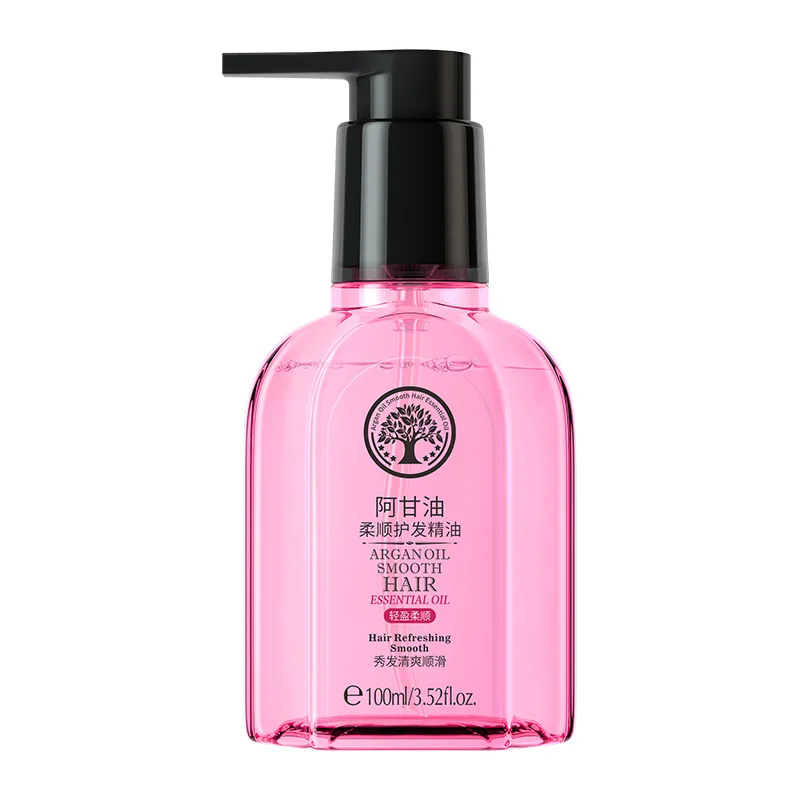 Cherry Blossoms Hair Essence Oil Moisturizer Brightening Smooth Nourishing Repair Damaged Hair Dry Split Ends LAIKOU 100ml