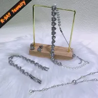 Love Original New Jewelry New Sales Trends Pearl Necklace Bracelet Love Earrings Sweet Waste Women's Wedding Gifts