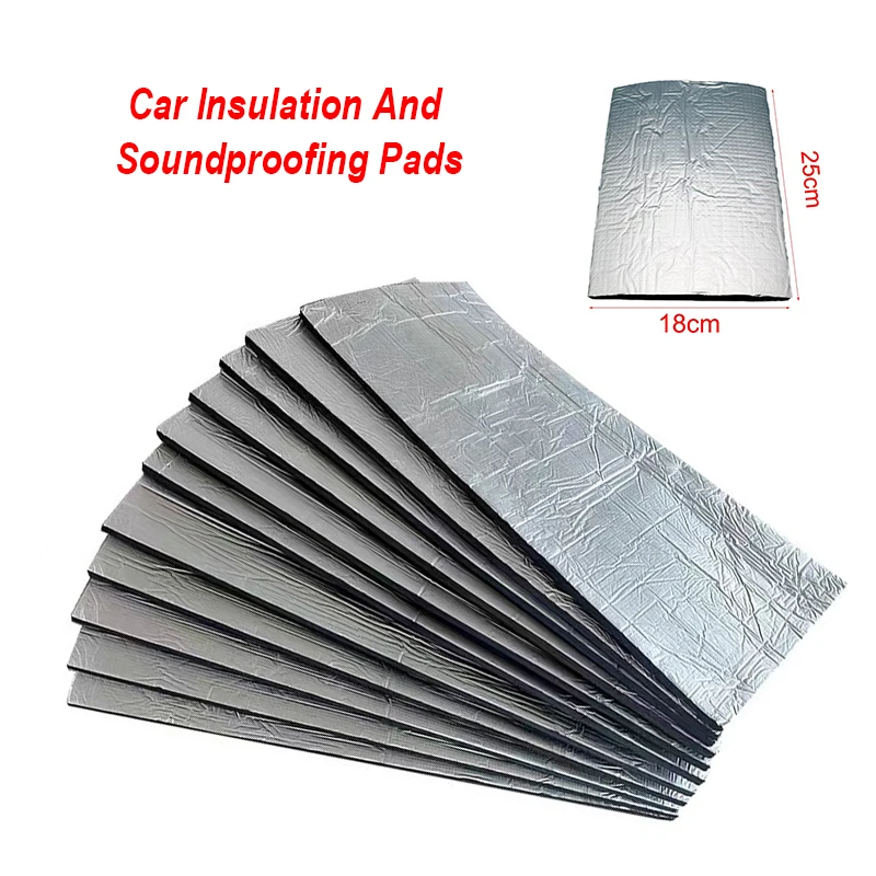 1/5/10shee 5mm Sound Proof Mat Sound Insulation Mat Soundproofing Cotton Sound Deadener Mat Sound Absorbing Panel Sound Insulation Cotton Soundproofing Foam Sound Absorbing Foam Soundproofing Board Car Insulation And Soundproofing Pads for Car Box Trucks