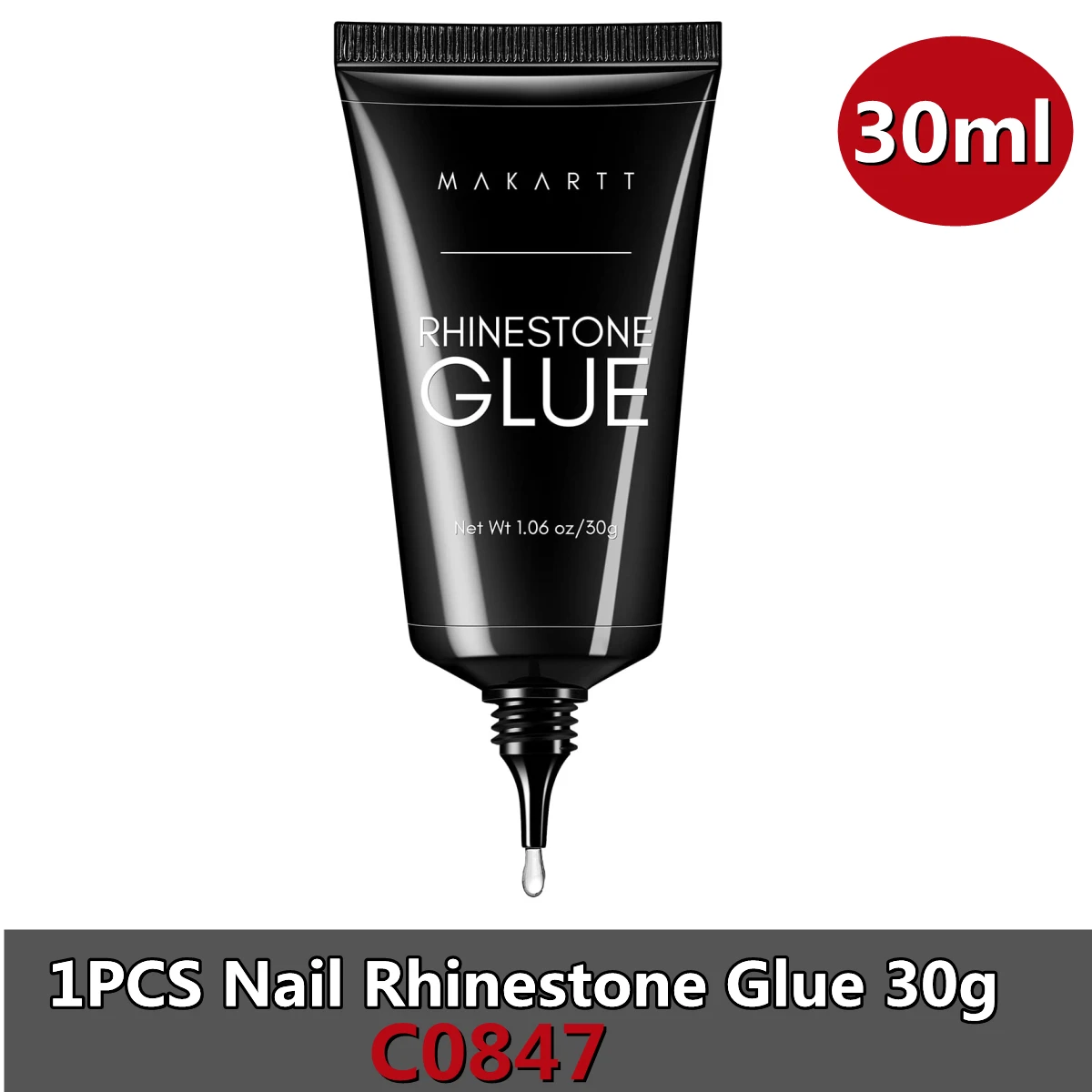 Makartt Nail Art Rhinestone Glue Gel 30g Super Adhesive Nail Gel for