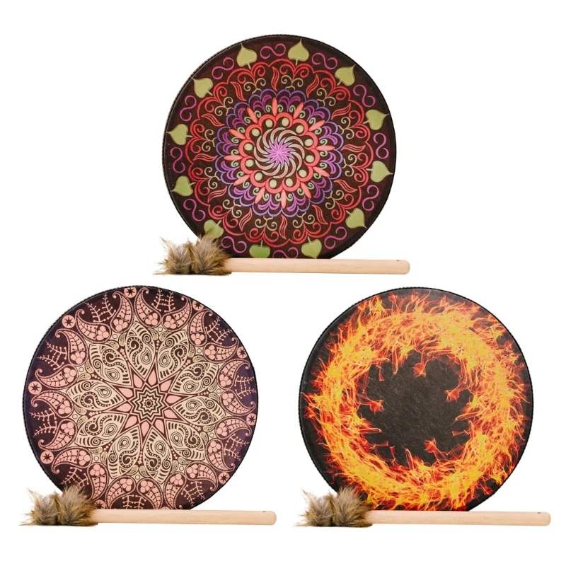 

Hand Drum Exquisite Bohemian Pattern for Home Ornament School Party Supplies