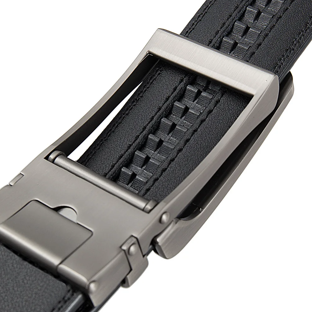 Belt for men Automatic Genuine Leather Belt Men Leather Ratchet Adjustable Real Ratchet Leather Dress Designer