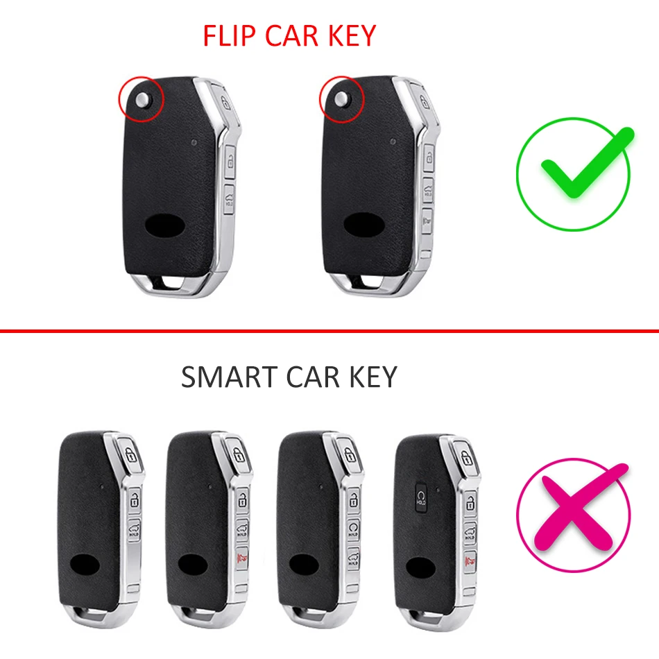 Sleek Transparent Car Key Fob Case with Keychain Protector