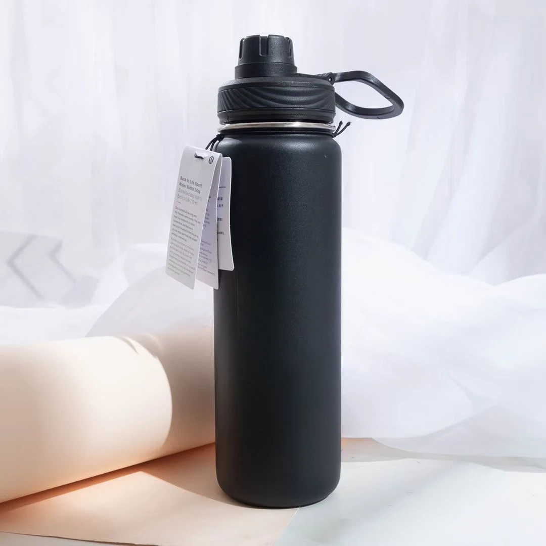 710ml Lulu Insulated Stainless Steel Water Bottle With Spout Lid Sport Gym  Tumbler Vacuum Mug Portable Leakproof Outdoor Cup - Vacuum Flasks &  Thermoses - AliExpress