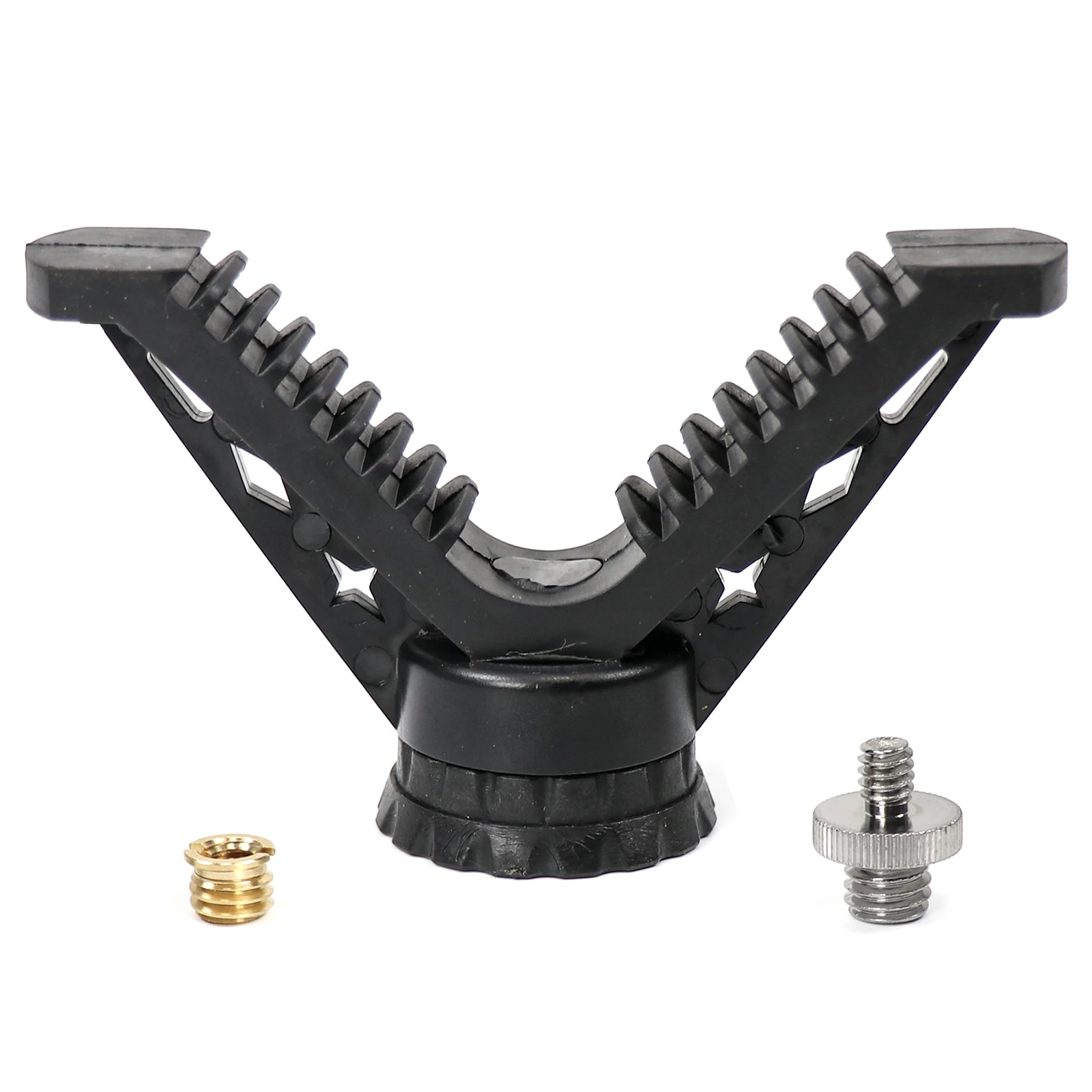 

Hunting Gun Rest Shotgun Rifle Holder Heavy-Duty Tripod Head Top Mount Accessories Attachment for Monopod Shooting Stick