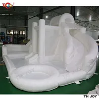 Commercial White Bouncy Castles Water Slide Inflatable Bounce House Jumping Castle For Kids Inflatable Bouncer 1