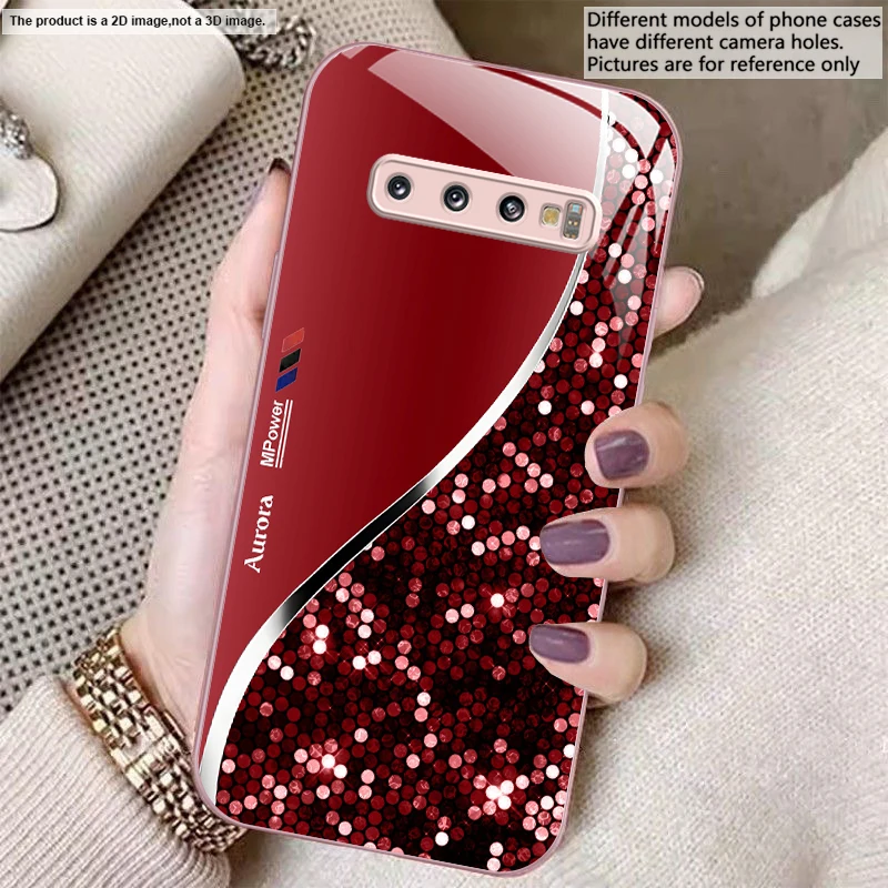 Sleek Silver Metal Curve Glass Phone Case