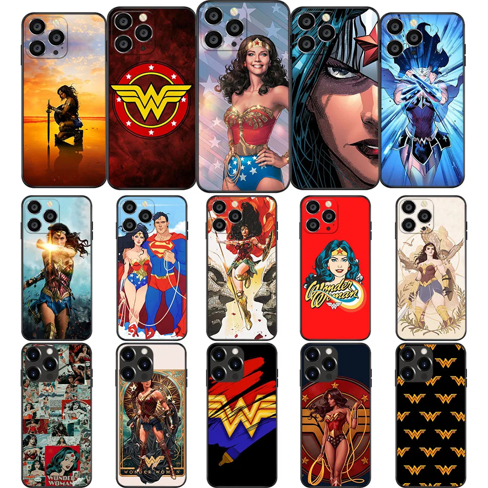 Tv-50 Wonder Woman Diana Custodia Morbida Per Samsung Note J5 J6 J7 J8 8 9 10 20 S21 J2 J4 Core Ultra Prime Plus Lite Pro