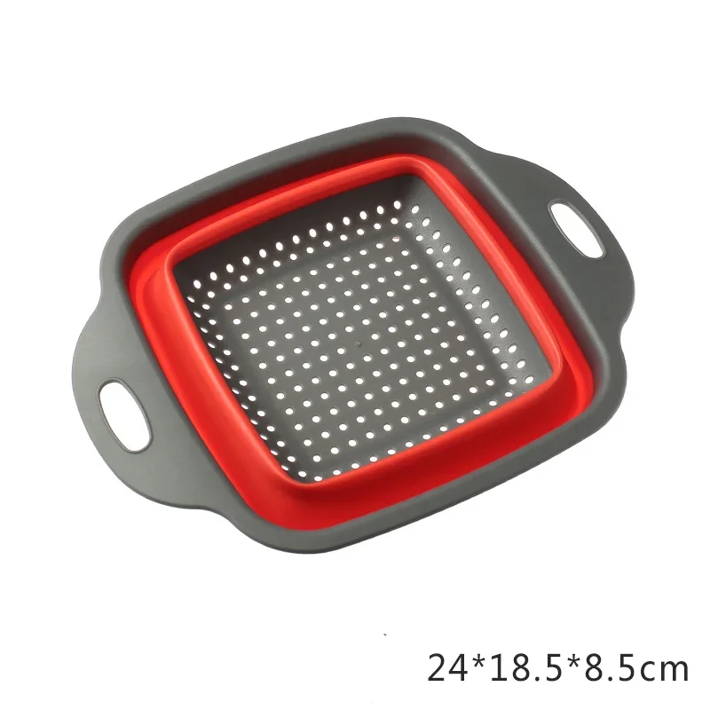 Foldable Collapsible Kitchen Colander and Drainer Basket
