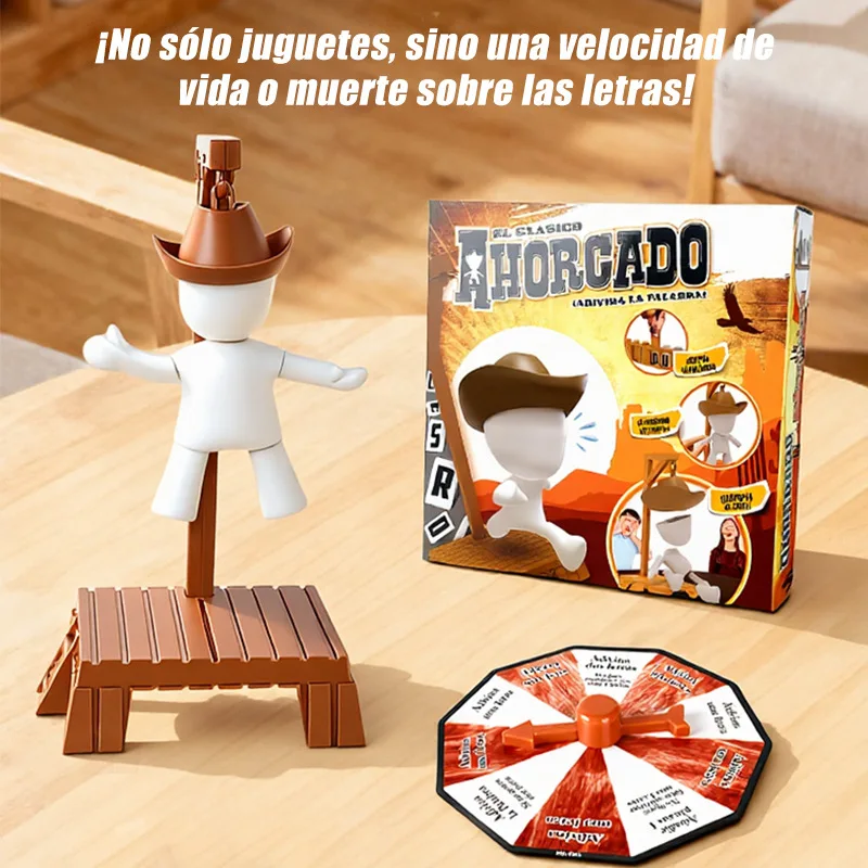 Cowboy-Themed Interactive Family Word Guessing Board Game Toy