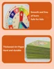 Wooden Clock Model Teaching Aid Montessori Learning Clocks with Cards Kindergartner Toys for School Interaction Playroom Wall 6