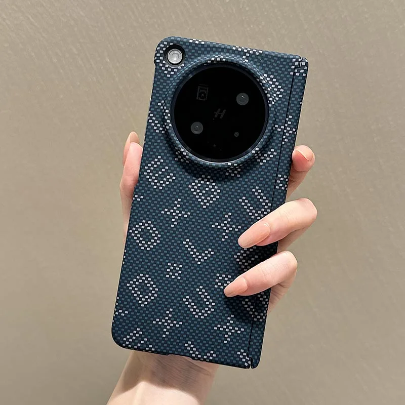 OPPO Find N6 Case - Carbon Fiber Pattern Double Hinge Protective Cover