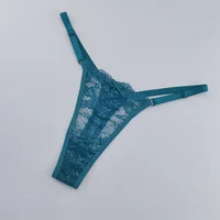 3 pièces tongs en dentelle femmes dentelle taille basse culottes Sexy sous-vêtements transparents mode respirant string dames intimes Lingerie 4