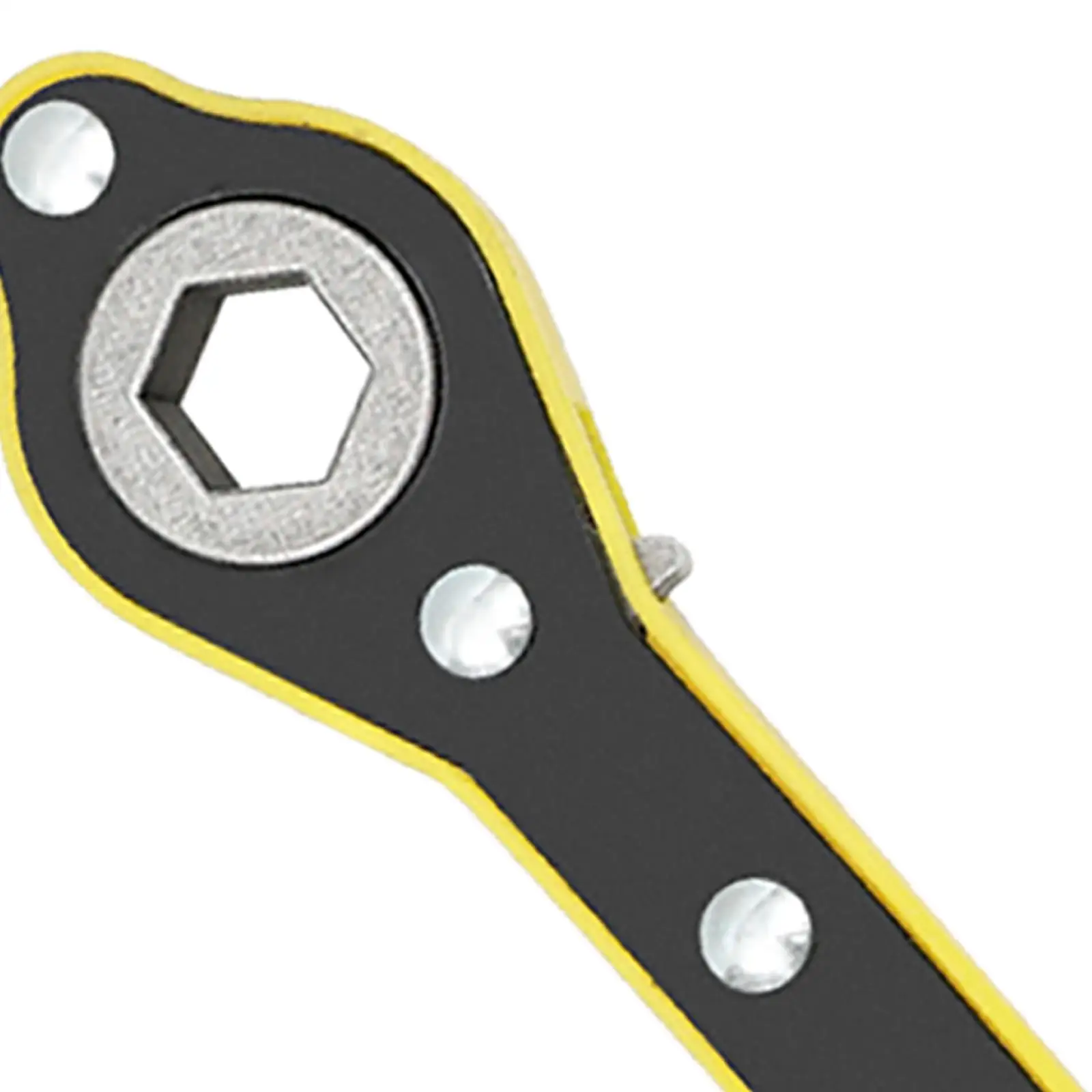 Car Scissor Hexagonal Jack Ratchet Wrench Labor Saving Fit for Travel Use
