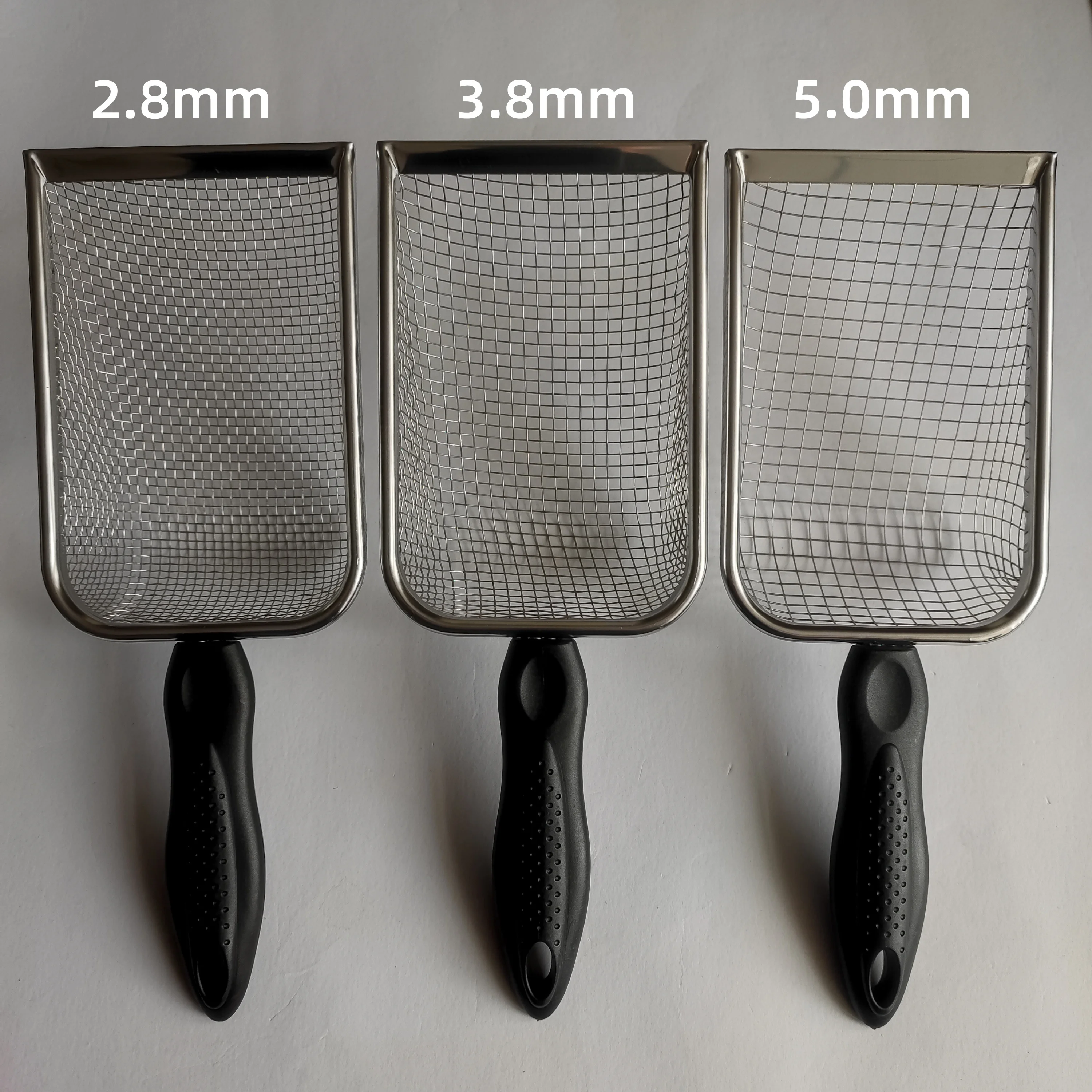 Premium Stainless Steel Cat Litter and Sand Sifter with Fine Mesh