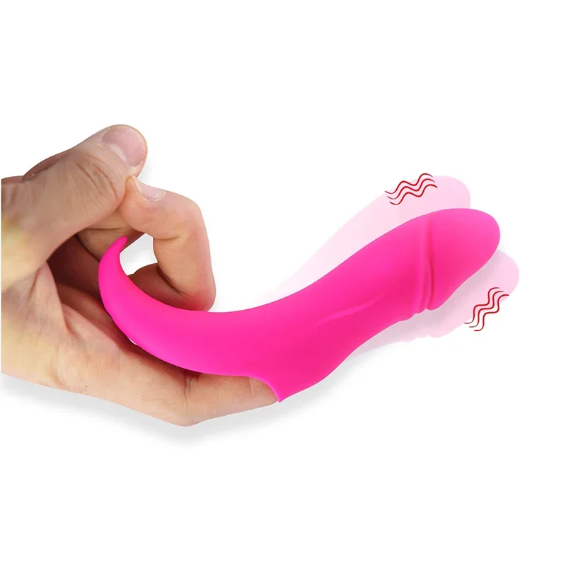 Female Sex Toys Clitoris Vibrator 10 Frequency Medical Silicone Finger Vibrator G Spot Massage Female Masturbator Sex Toys for Women Clitoris Stimulator USB