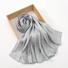 Nouveau Premium Shimmer soie Hijab écharpe femmes luxe Medine soie voile musulman femmes Hijab brillant châle islamique Turban Haedscarf enveloppes