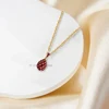 YAFFIL Enamel Handmade Easter Egg Necklace for Women Charm Crystal Rhinestone Mesh Pendant High Quality Holiday Gift 2025 6