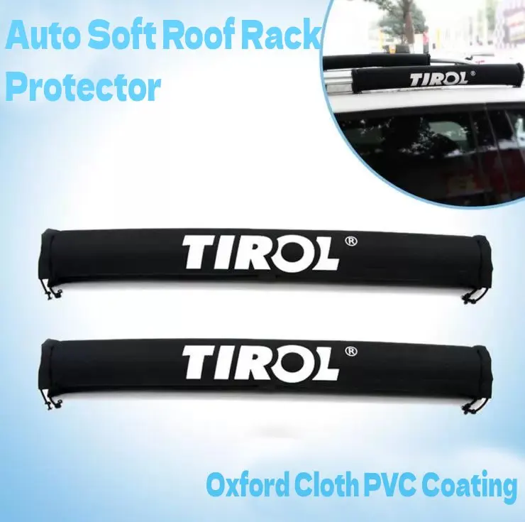 Car Exterior Parts, Car Roof Rack Strap-2x Auto Soft Roof Rack Covers Protector Universal For Car Surfboard Kayak