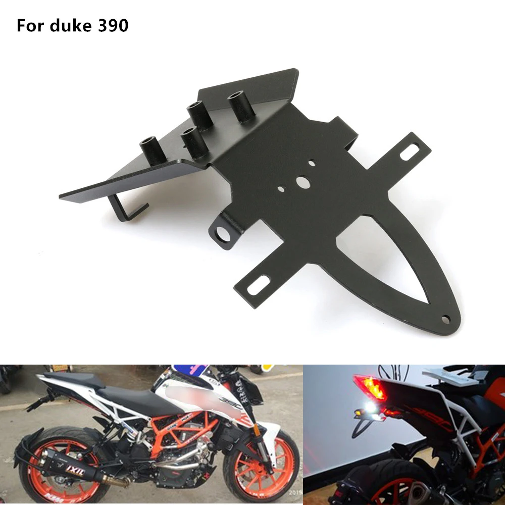Motorcycle License Plate Mount Bracket Adjusted Number Plate Holder
