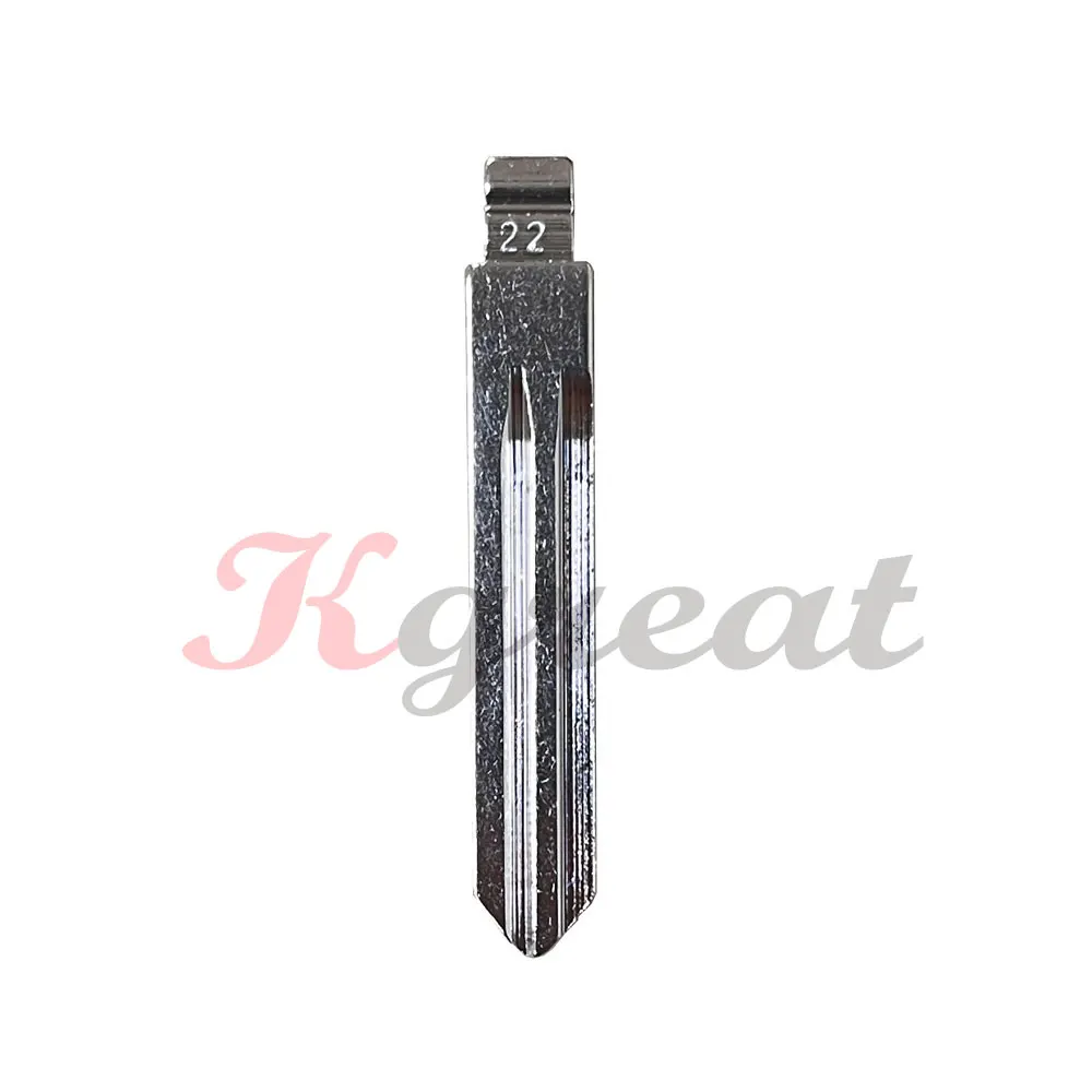10pcs/Lot #22 NSN14 Key Blanks KD/VVDI Remote Key Blade for Nissan TIIDA Renault Subaru Infiniti Uncut Flip Car Blank