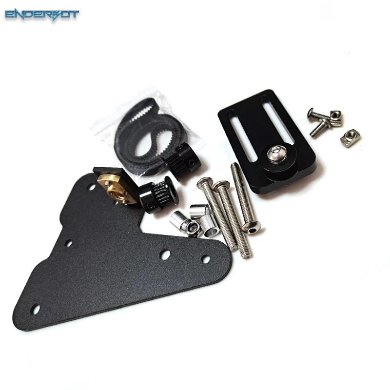 Impressora 3d Alumínio Duplo Z-axis Placa Traseira Passiva do Bloco Suporte do Parafuso de Chumbo para a Crialidade Ender3 Ender-3 Pro Peças da