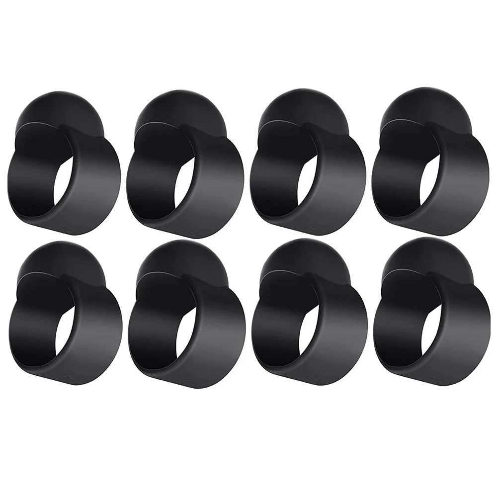 8 Pcs Silicone Finger Cots For Drum Handpan Percussion Instrument Picks Anti Slip Cover Suitable Steel Drum Musical Instruments