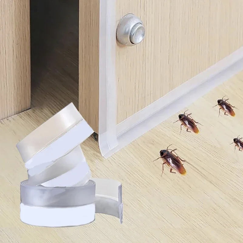 Stripping Door Seal Strip Silicone Sealing Tape for Weather Window Seal Around Showers Tough Flexible Stops Draft door seal strip