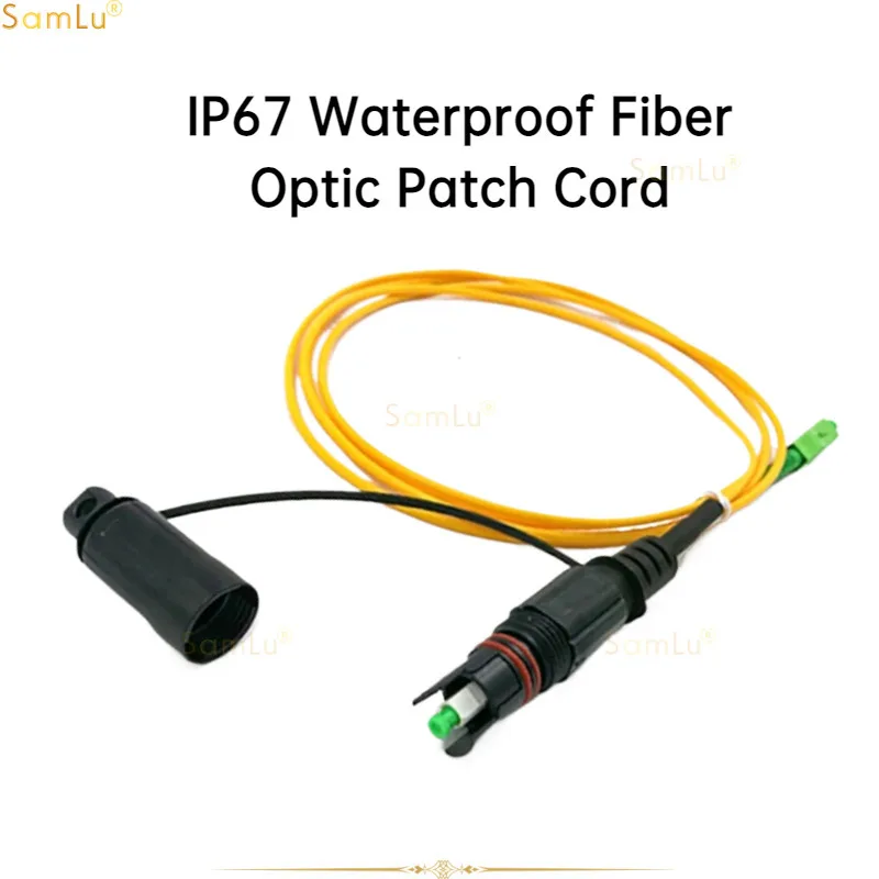 5-PCS-SC-APC-IP67-Waterproof-Fiber-Optic-Patch-Cord-1-Meter-Single-Mode ...