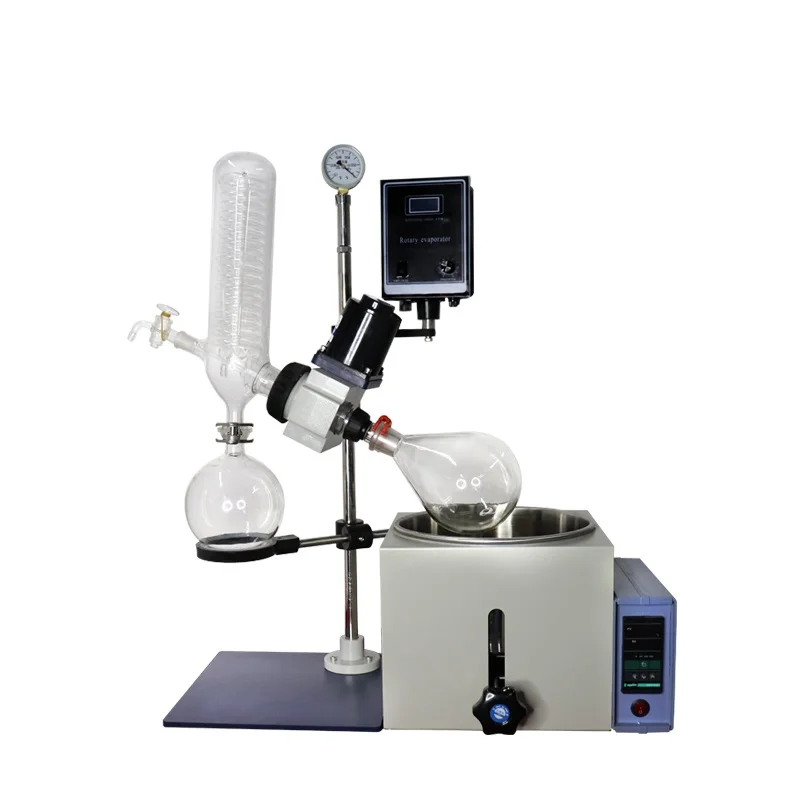 ZOIBKD Laboratory Equipment RE-201D Rotary Evaporator 0.25~2L Small Capacity Vacuum Decompression Extractive Distillation