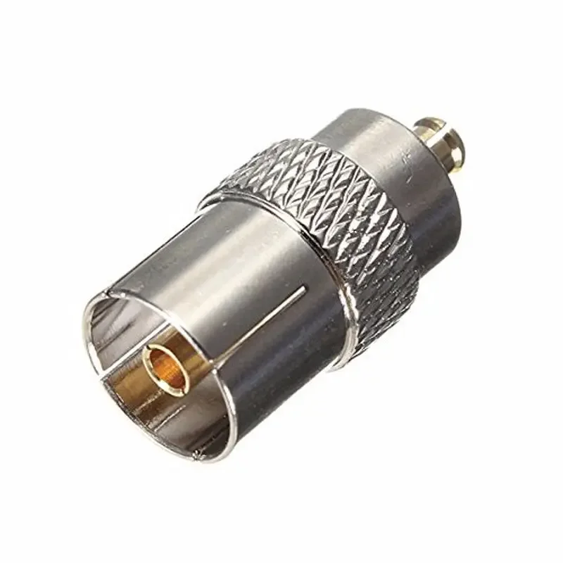 Banggood MCX Male Plug to IEC DVB-T TV PAL Female Jack RF Coaxial Cable Connector Adapter so 239 so239 female to s216 3 8 24 male plug connector coaxial rf adapter