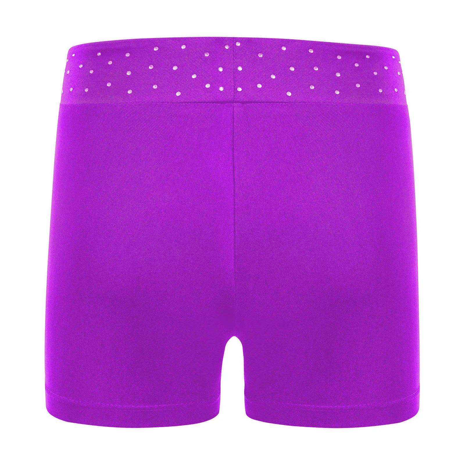 Kinder Mädchen Ballett Tanz Gymnastik Shorts glänzende Strass steine Eiskunstlauf Akrobatik Performance Workout Cheerleading Dance wear – Detail 16