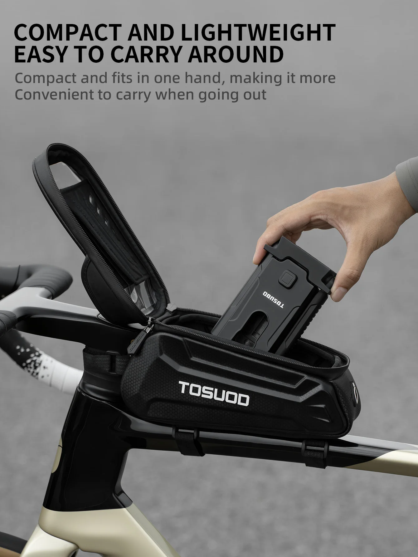 TOSUOD Fahrrad-Seitenständer, praktischer Rahmenmontageständer für leichte Fahrräder und Kinderfahrräder – Detail 10