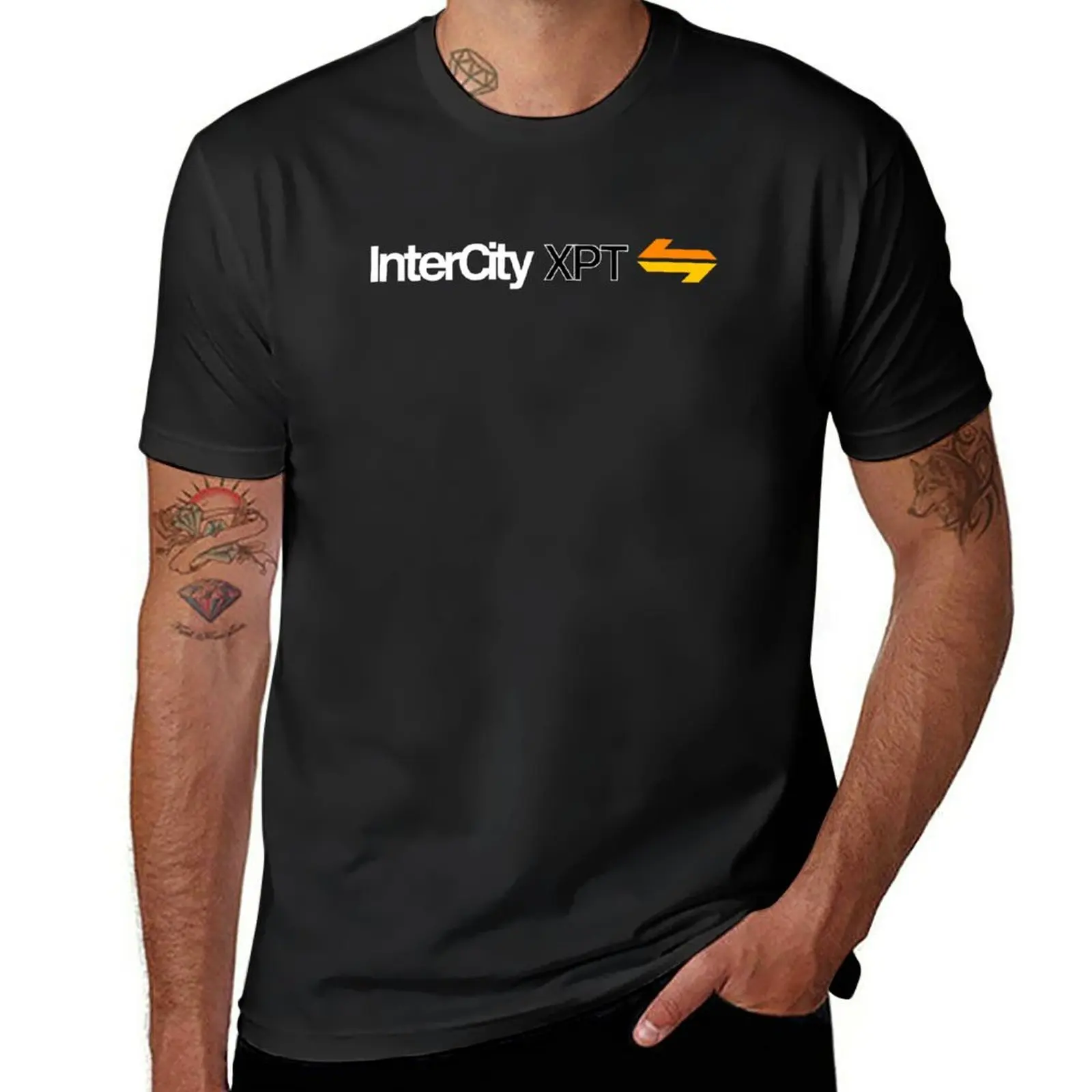 New Intercity Xpt T-Shirt Sport Fan T-Shirt Cat Shirts T-Shirt In Cotone Da Uomo