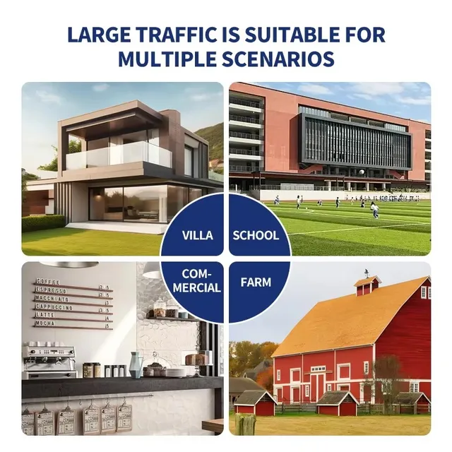 เครื่องกรองน้ําทั้งบ้านสําหรับใช้ในครัวเรือนและเชิงพาณิชย์ สแตนเลส ดื่มโดยตรง ก๊อกน้ําห้องครัว ตัวกรองท่อน้ํา 5