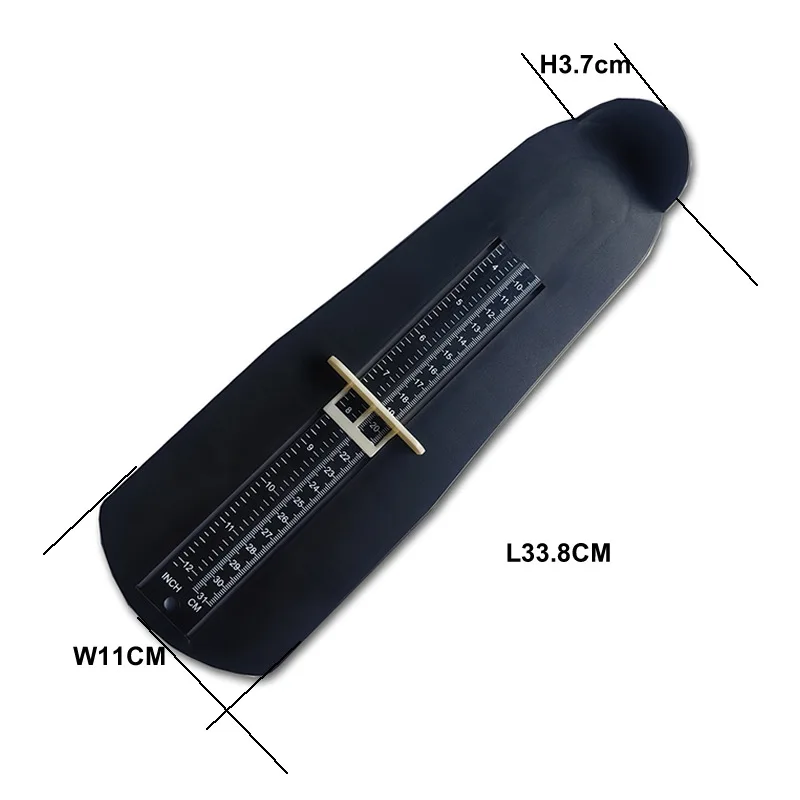 1Pcs Portable Foot Length Growing Measuring Device for Kids & Adults Shoe Sizer Feet Length Ruler Shoe Size Measure Tools Device