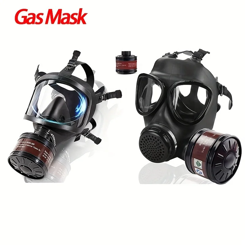87/MF14 Gas Mask Full Face Respirator Mask with 40mm Activated Carbon Filter for Dust Chemicals Paint Vapors Welding