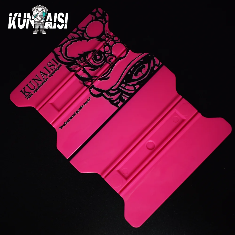 Car Wrapping Tools KUNAISI China-Chic Magnetic Suction Design Car Vinyl Wrap Film Felt Edge Squeegee Scraper Window Tint