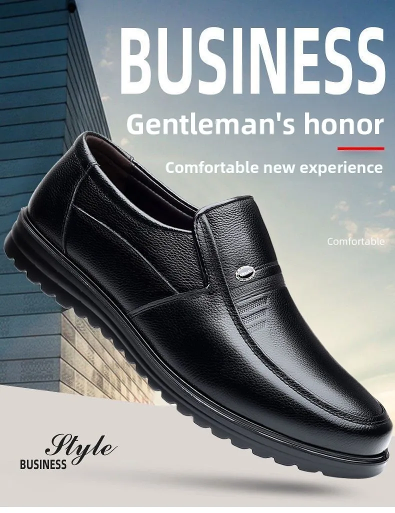 أحذية من الجلد العسكري من الدرجة الأولى أحذية رجال الأعمال غير الرسمية أحذية سفلية ناعمة 100% من جلد البقر بالكامل تخفيضات خاصة