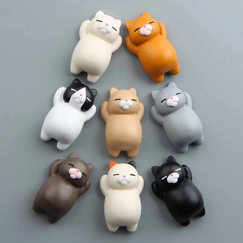 1PC refrigerator Fat cat Funny Cartoon Animals Cat Fridge