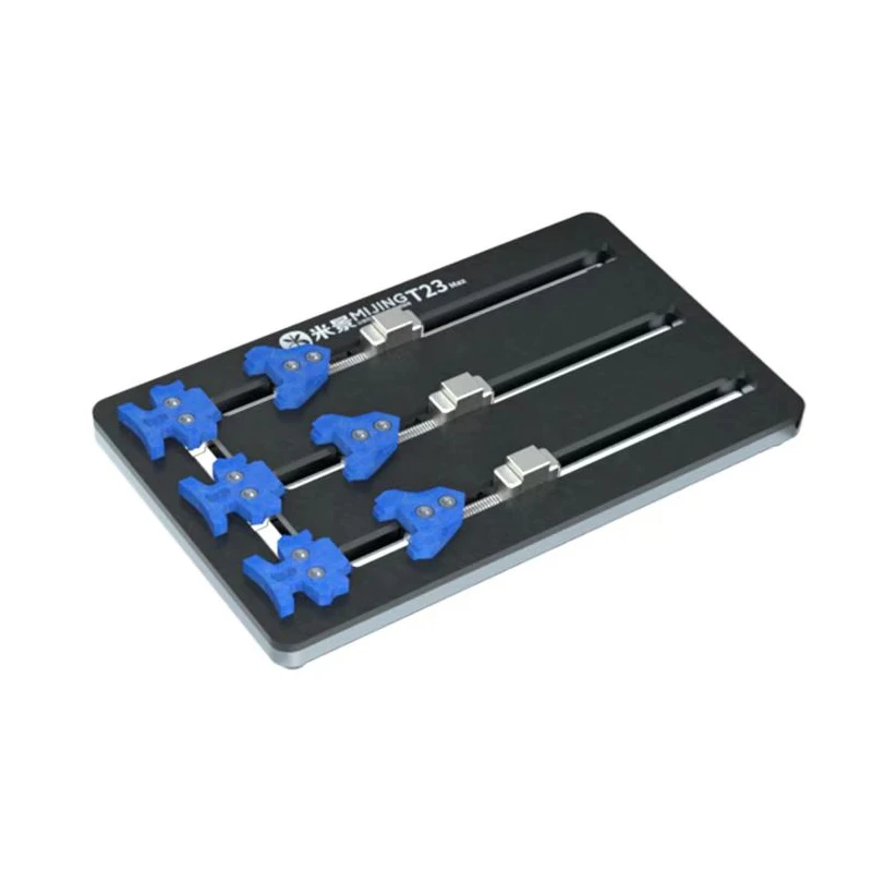 

Mijing T23max Universal PCB Board Holder Fixture Aluminum Alloy Bearing Motherboard Chip Maintenance Repair Platform