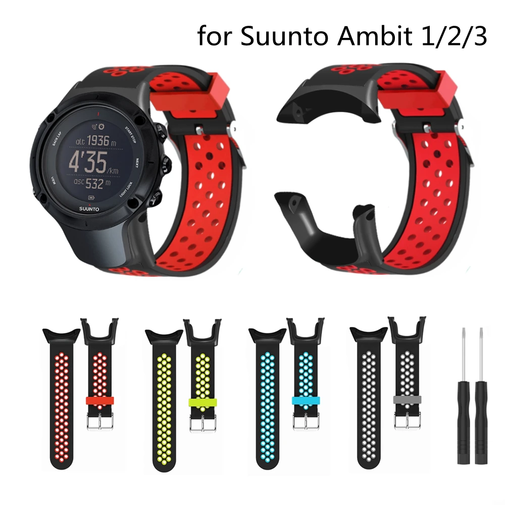 

TPU Silicone Strap For Suunto Ambit 1/2/2S/2R/3/3P/3S/3R Fashion Watch Band Replacement Bracelet For Ambit 3 Peak Accessories