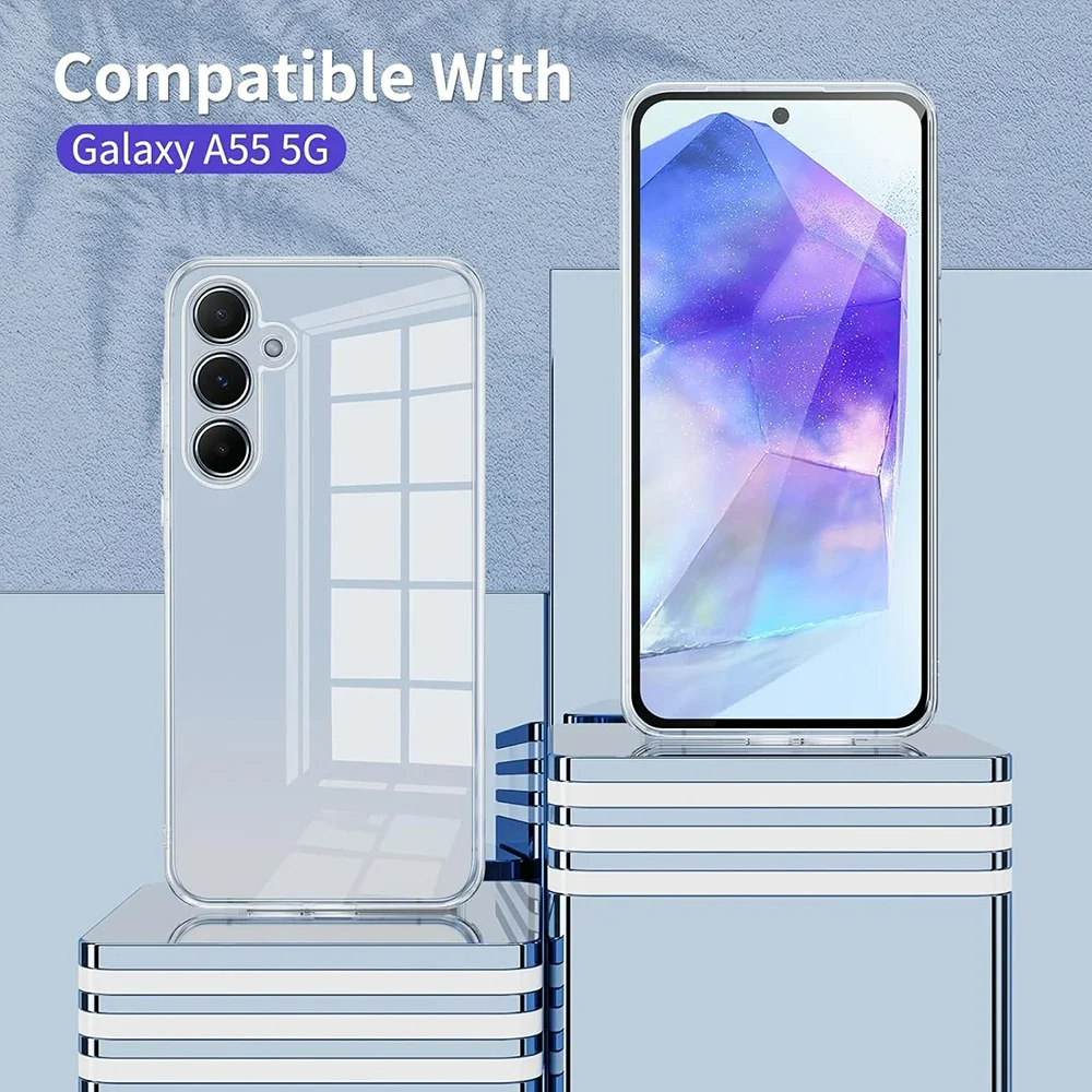 Ultra Thin Shockproof Silicone Soft Case - Transparent Back Cover