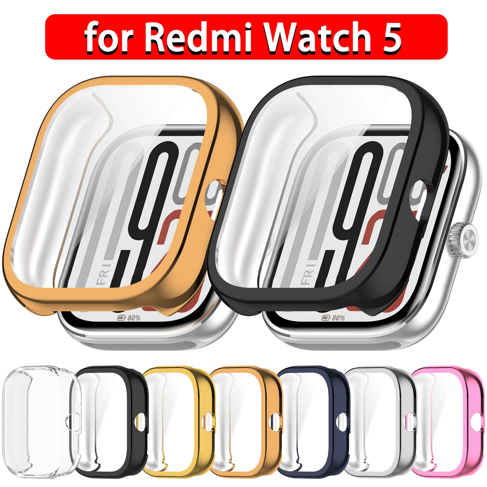 All-Around Soft TPU Bumper Frame and Screen Protector Shell
