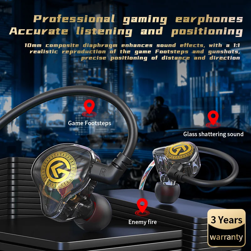 iPhone 15 Earphone USB C Wired Headphone Digital Decoding Type C Xiaomi Samsung Huawei Headset 3.5MM Earphone Laptop wired headphones wired earbuds wired earphone wired headset