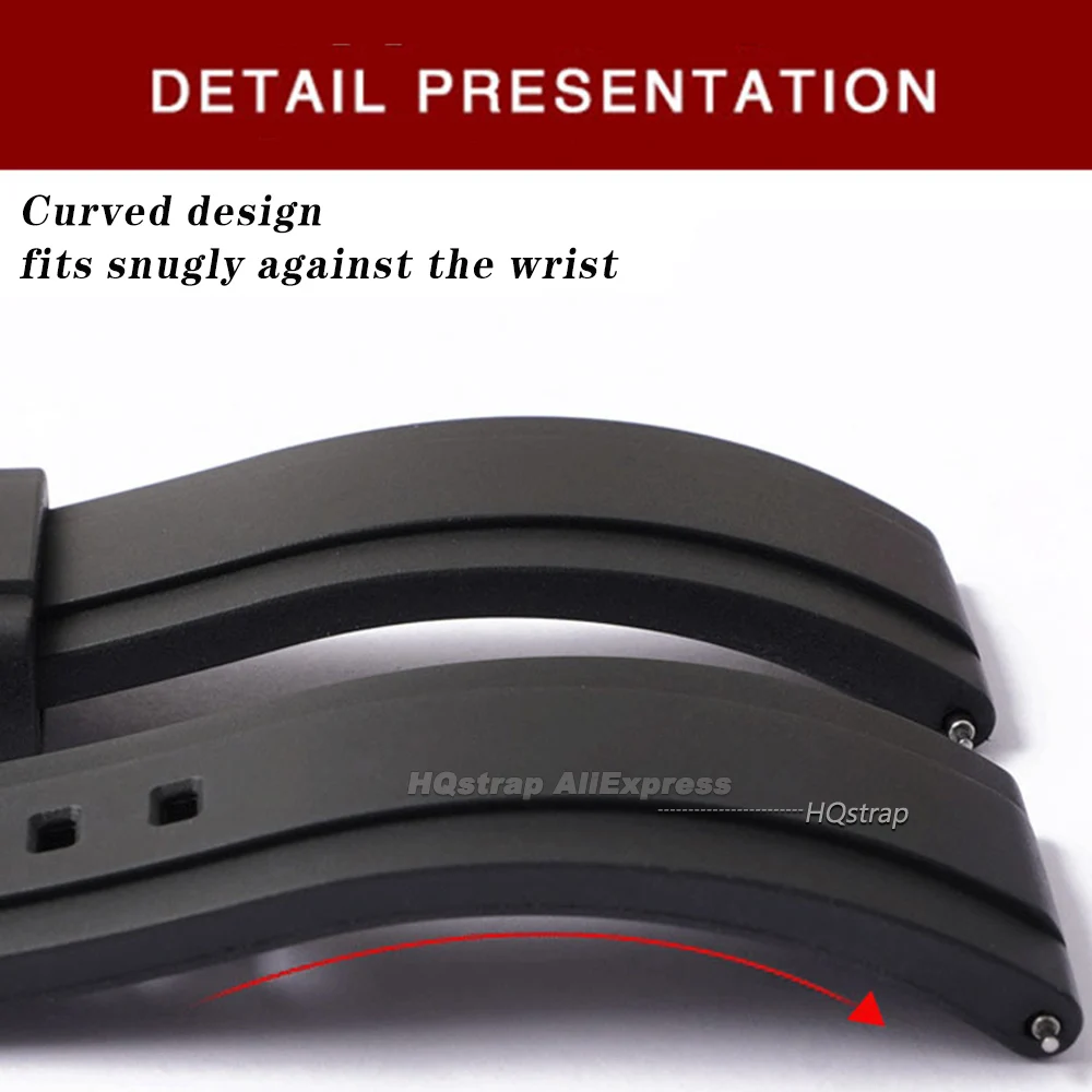 Universal Silicone Sport Wristband – Premium Waterproof Replacement Strap
