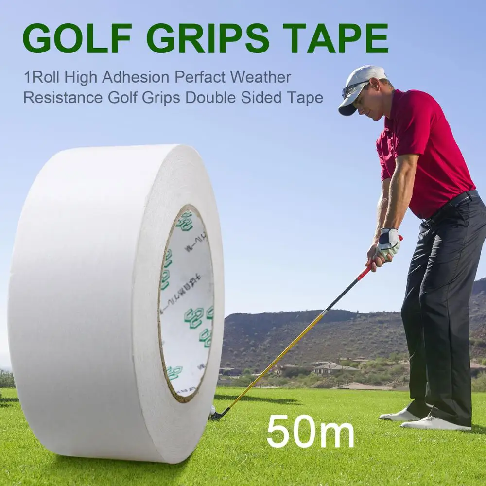 

GOLF Double Sided Golf Grip Tape For Golf Clubs Grip Installation Golf Grip Strip Putter Tape 2"* 50m/1"*50m/2"*0.2m