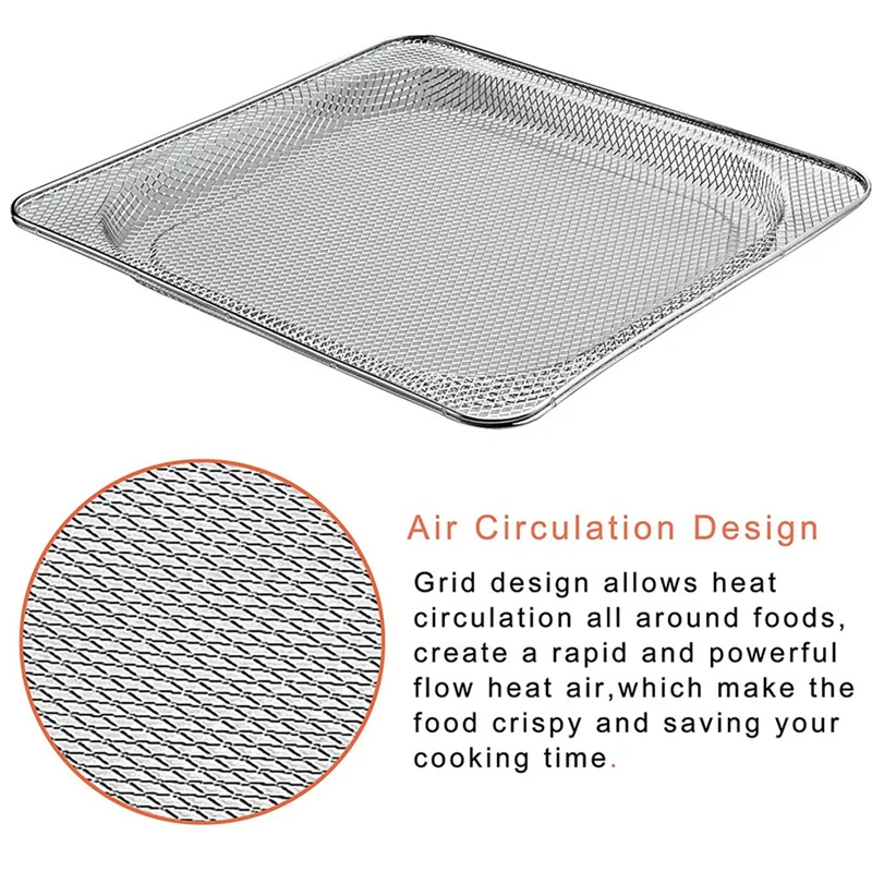 Oven grill rack Air Fryer Accessories For Ninja Foodi Electric Oven Baking Basket Replaceable Grid Grilling Rack Dehydrator Rack
