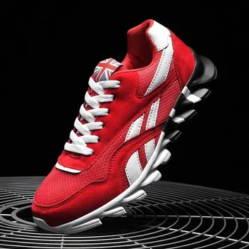 Brand Trend Size 46 47 48 Men's Wear-resistant Cushioning Thick-soled Fitness Sneakers Outdoor Breathable Running Shoes for Men 1