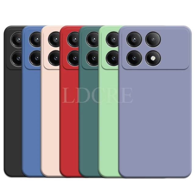 For Xiaomi Poco X6 Pro 5G Case Cover Redmi Note 13 Pro 2023 Phone Case Cute  A Z Letters Soft Silicone Funda For PocoX6 Pro Coque